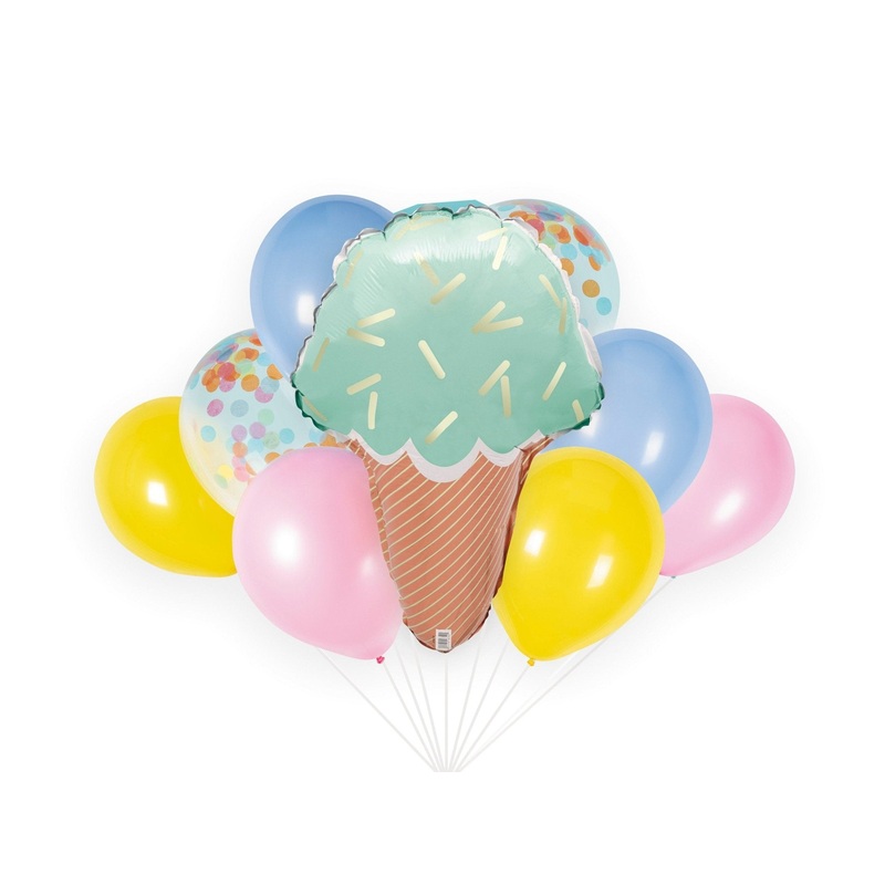 Pastel Ice Cream Balloon Bouquet