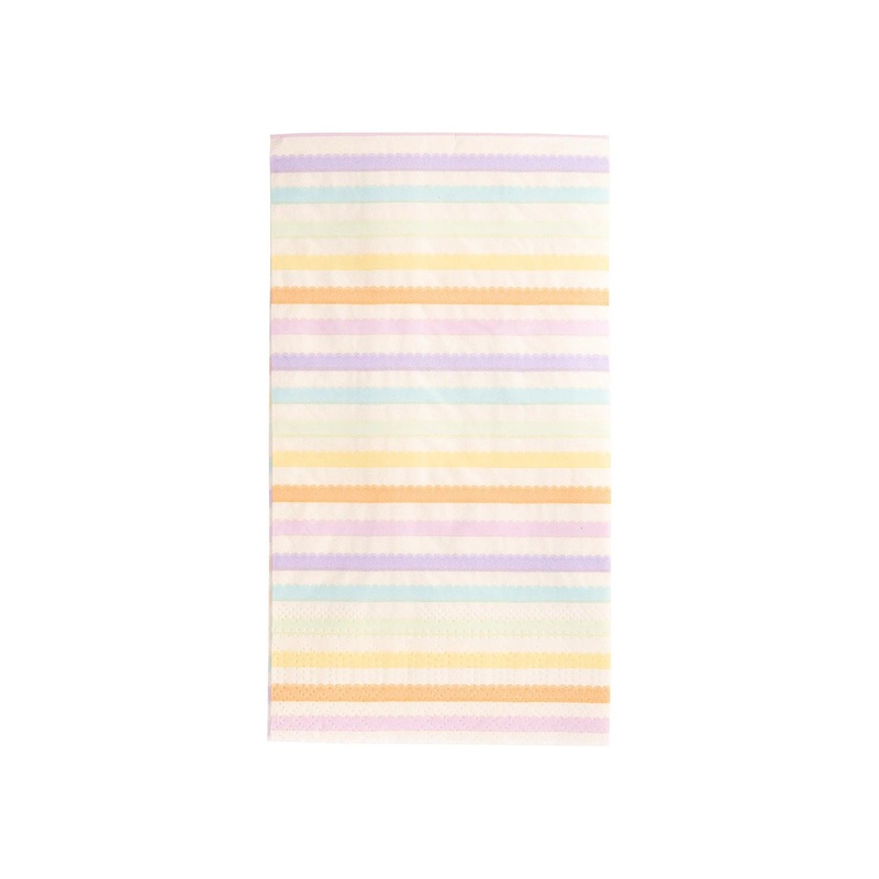 Pastel Striped Napkins