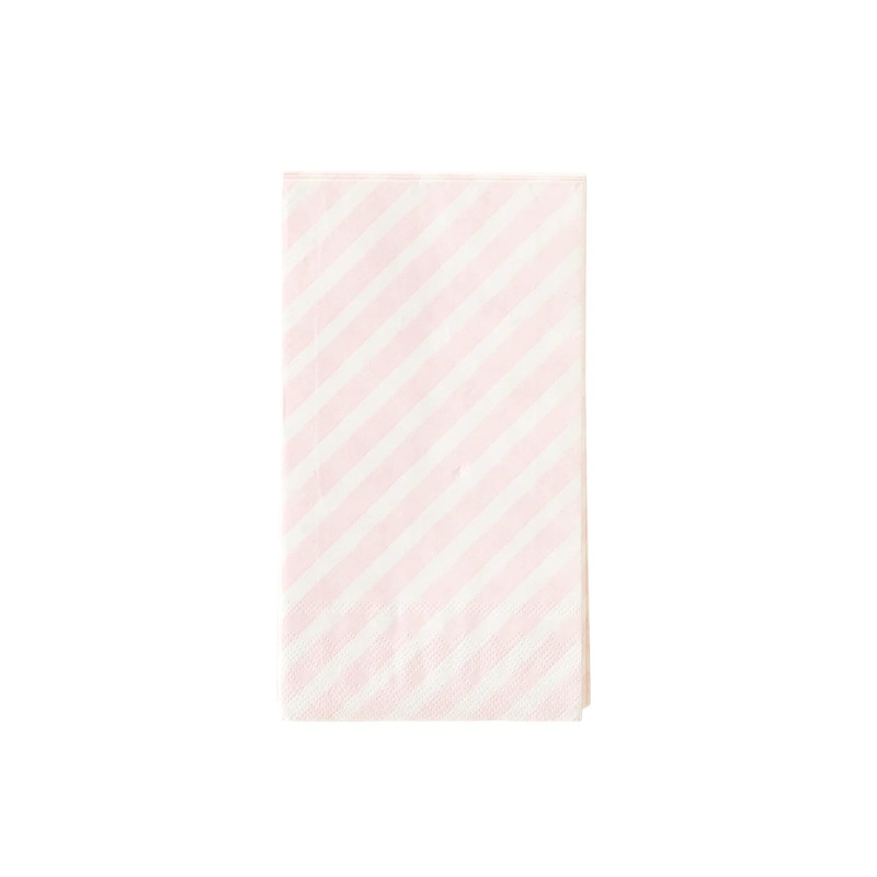 Pink & White Striped Napkins