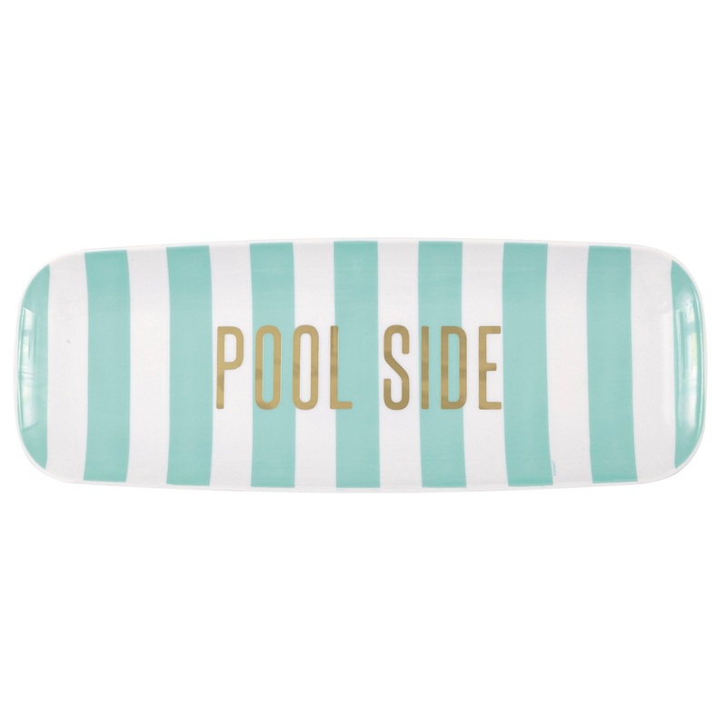 Pool Side Plastic Party Tray