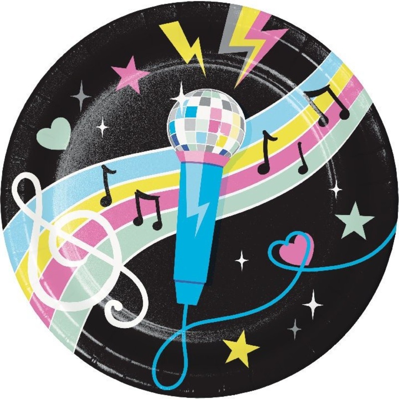 Popstar Party Plates