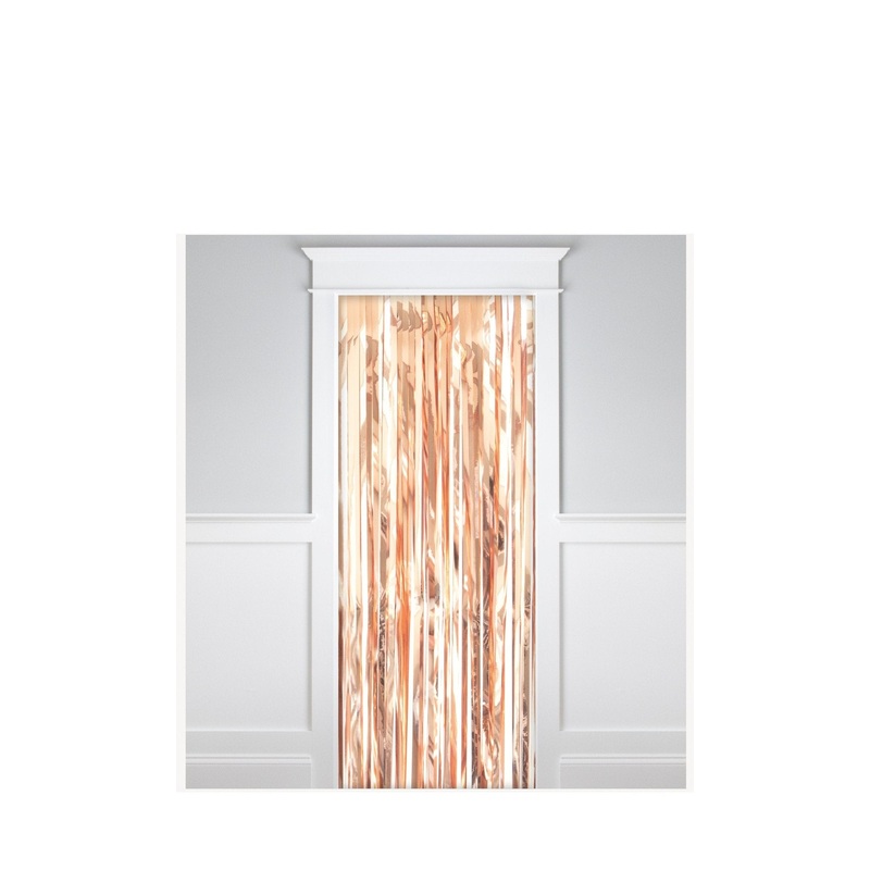Rose Gold Party Foil Fringe Curtain Decoration