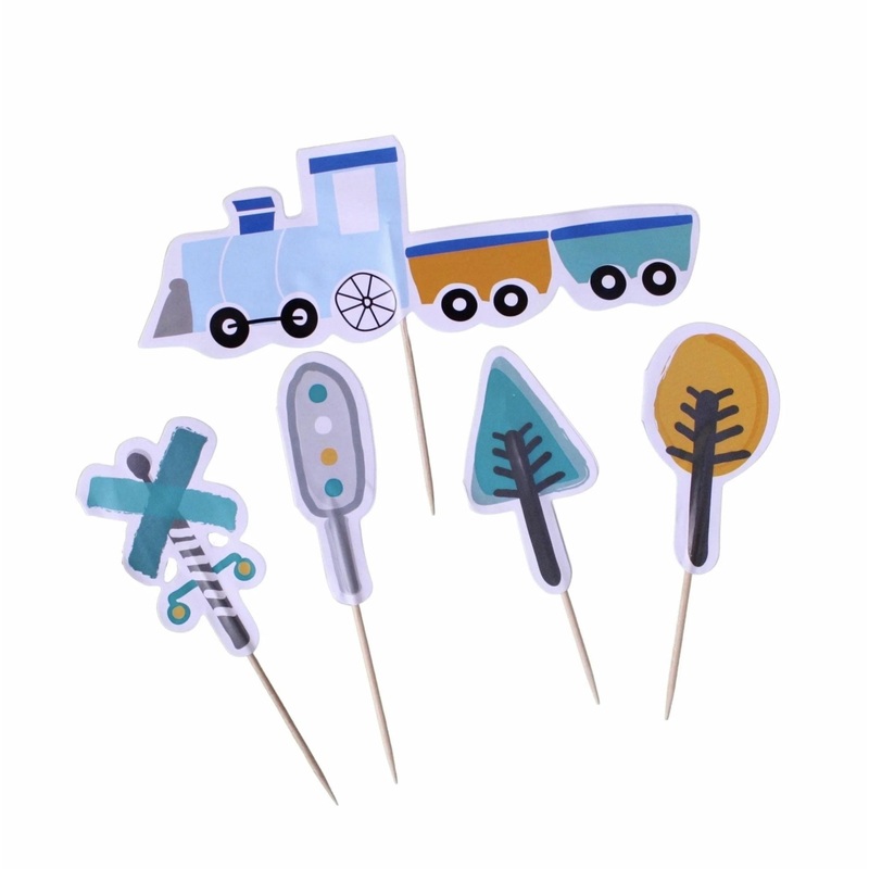 Train Cake Toppers 12ct