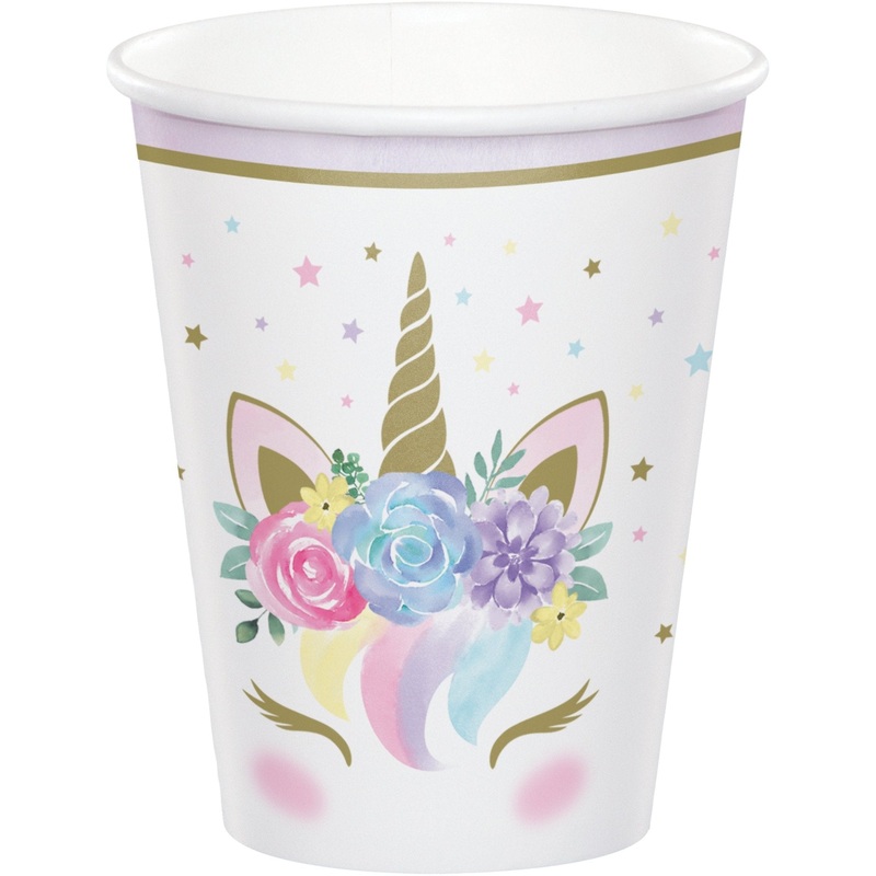 Unicorn Face Cups
