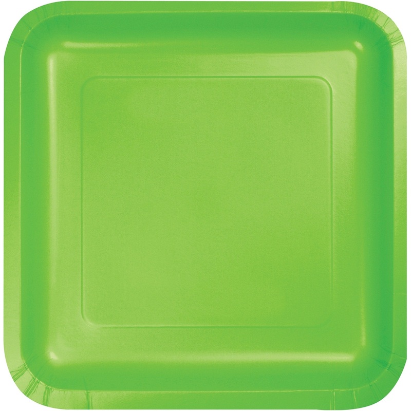 7" Lime Plates