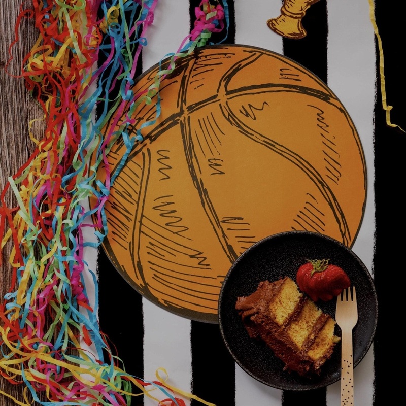 Basketball Placemats 12ct