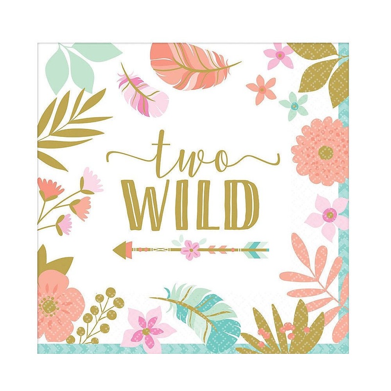 Boho "Two Wild" Napkins