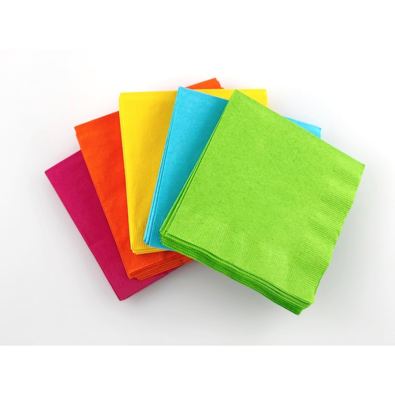 Colorful Tropical Assorted Party Napkins