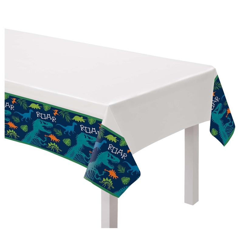 Dinosaur Party "ROAR" Tablecloth