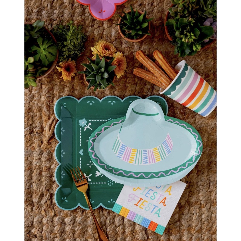 Fiesta Sombrero Plates 8ct