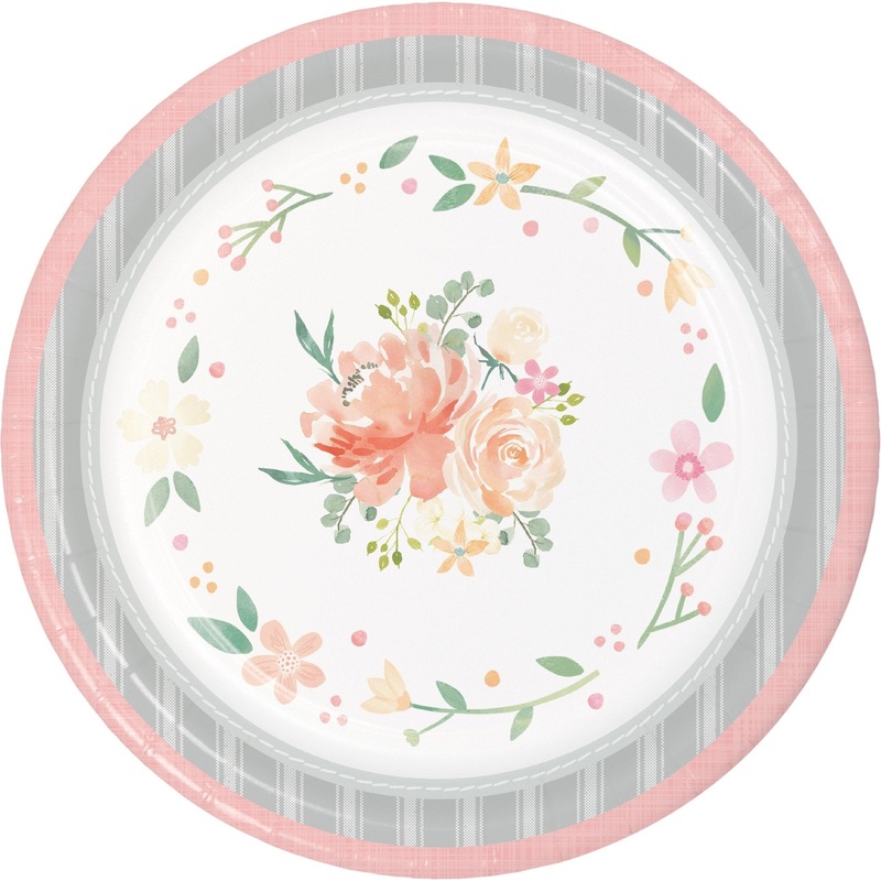 Floral Garden Party Plates