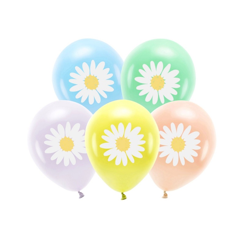 Flower Power Party Balloons 5ct