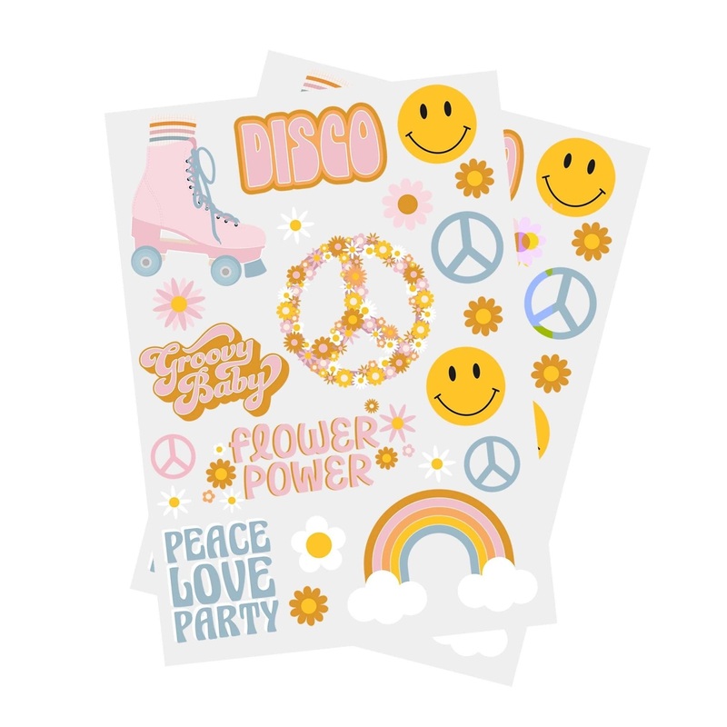 Groovy Temporary Tattoos