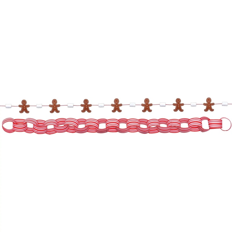 Holiday Gingerbread Garland 2-Piece Set