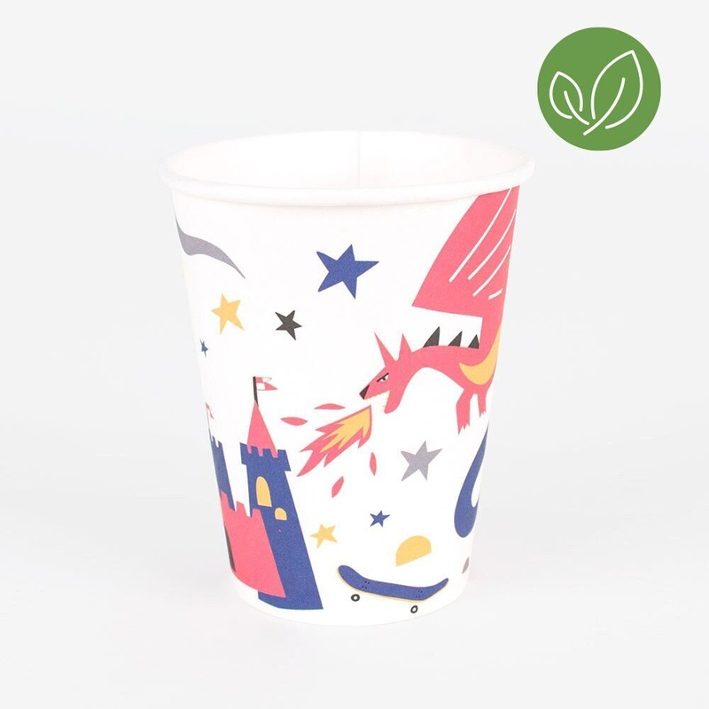 Knight Birthday Cups