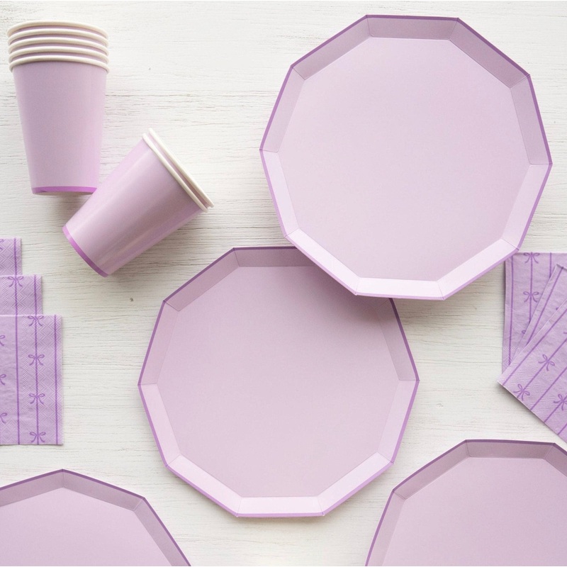 Lavender Party Plates 8ct