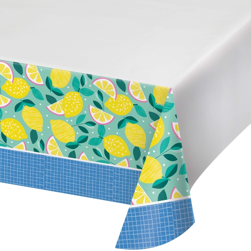 Lemon Party Paper Table Cover