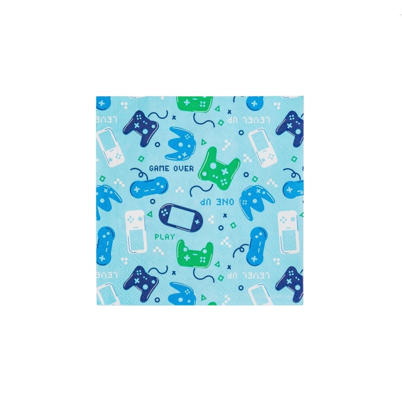 Level Up Gamer Party Napkins