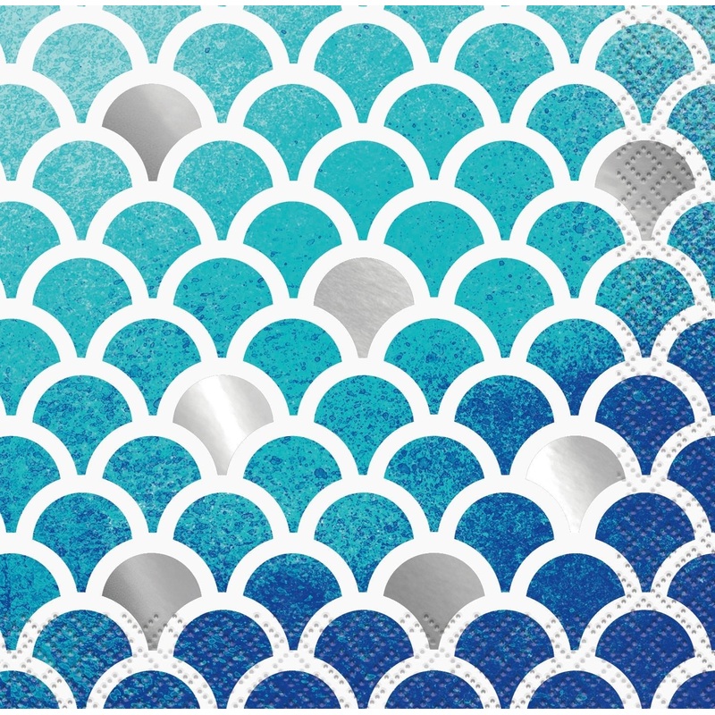 Mermaid Ombre Scale Napkins