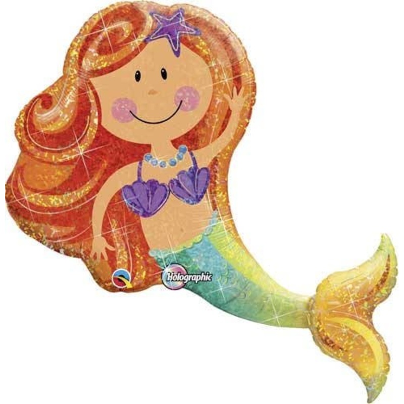 Mermaid Party Glitter Balloon
