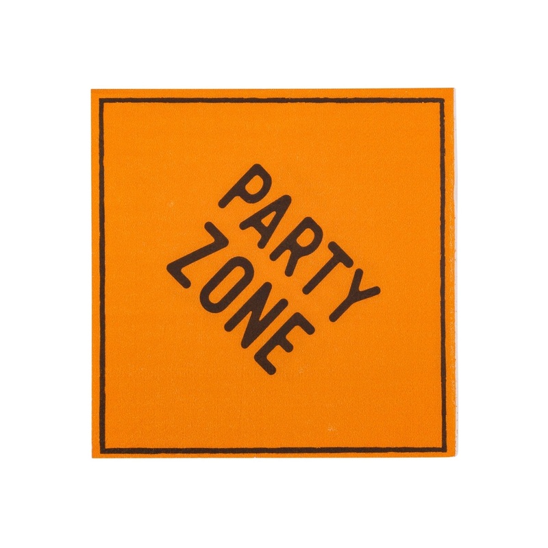 Party Zone Construction Napkins