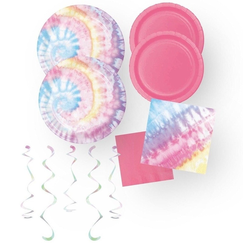 Pastel Tie Dye Party Pack