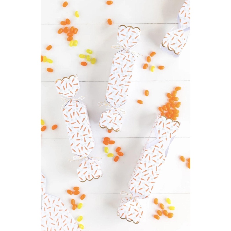 Scattered Carrot Favor Boxes 12ct
