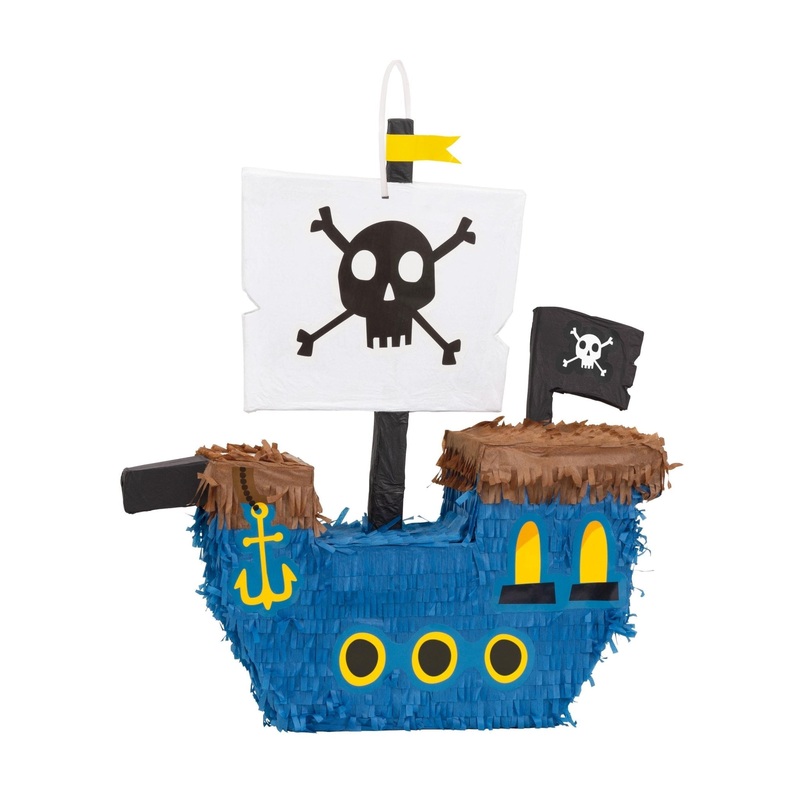Skull & Crossbones Pirate Ship Piata