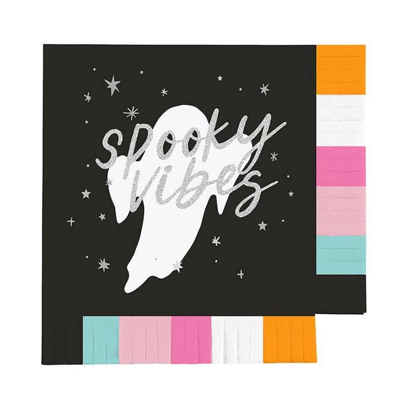 Spooky Vibes Ghost Napkins