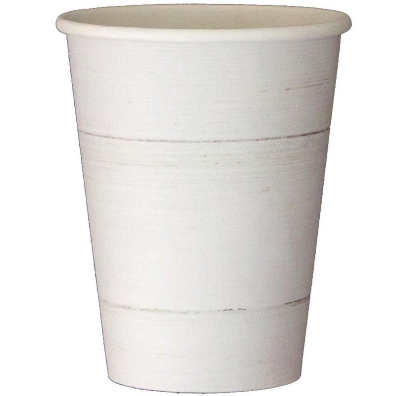 White Shiplap Cup