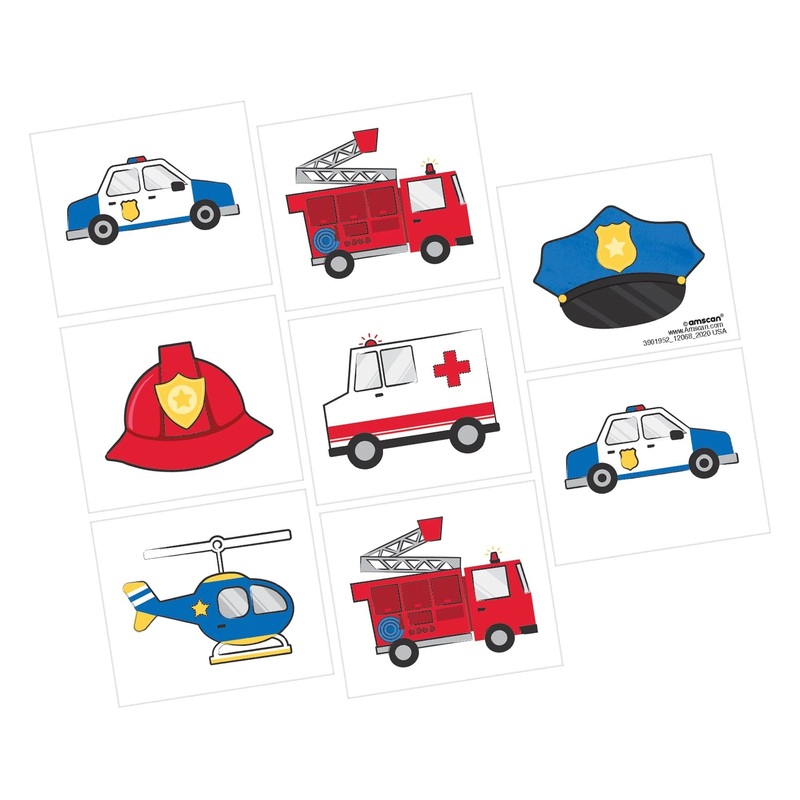 1st Responders Temporary Tattoos