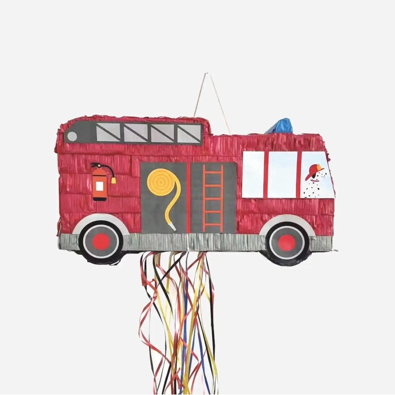 Blazing Firetruck Pinata