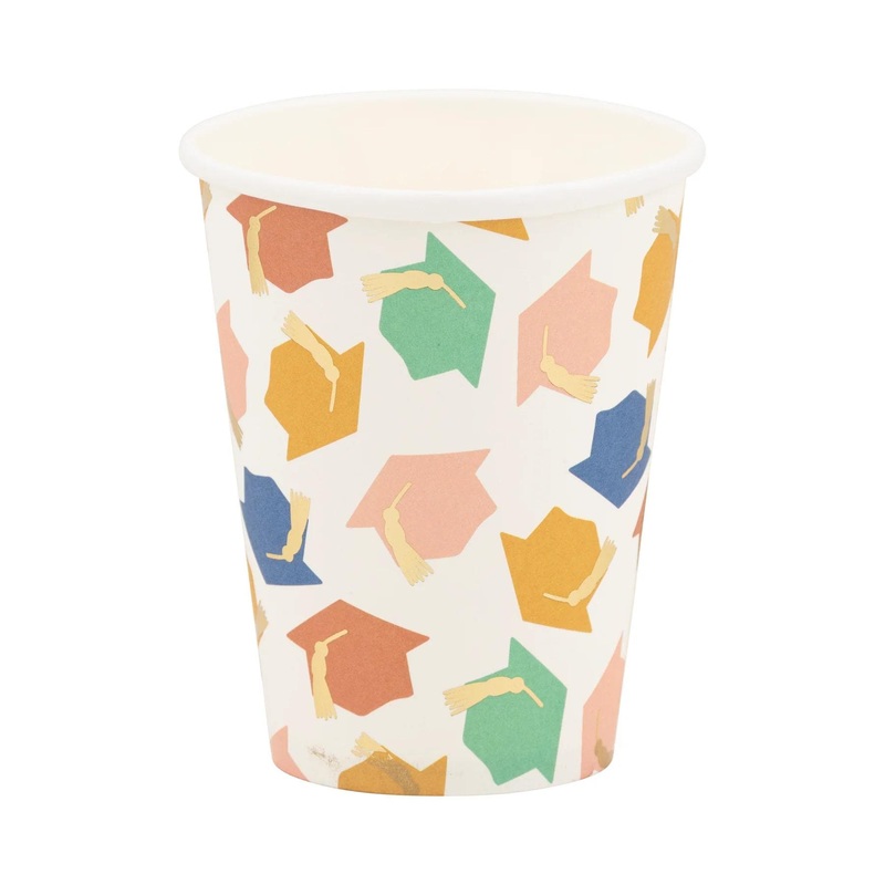 Colorful Graduation Cups 12ct