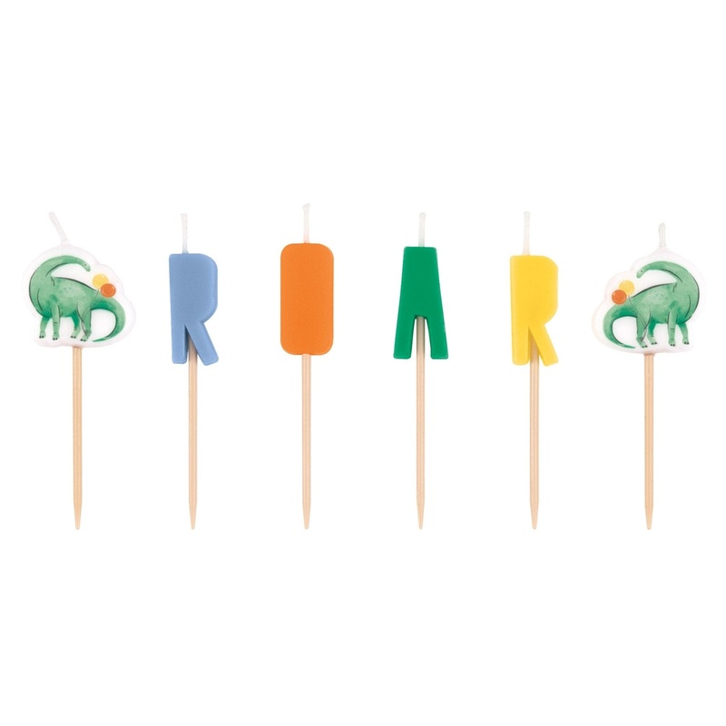 Dinosaur Birthday Candles