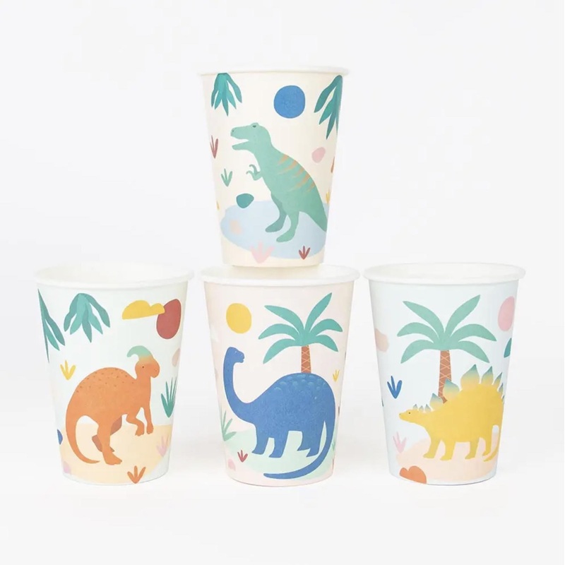 Dinosaur Party Cups 8ct