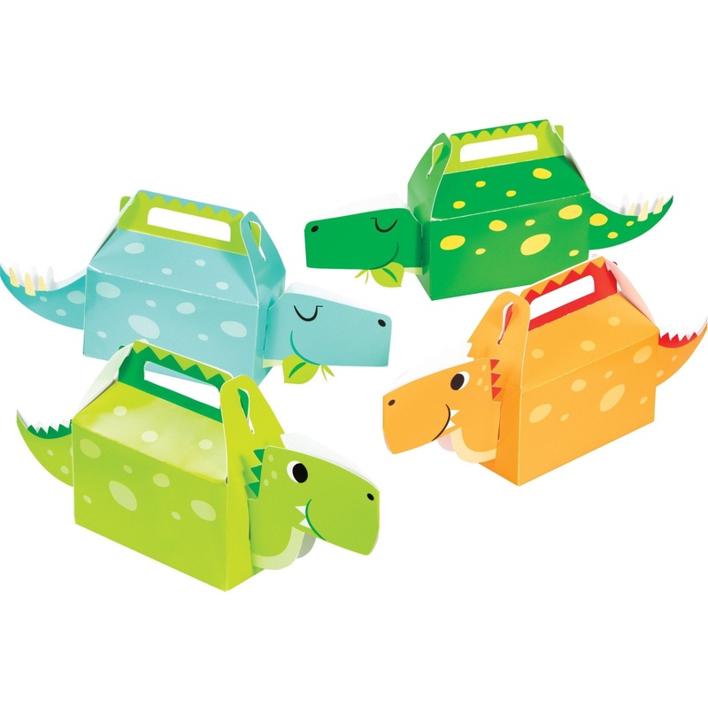Dinosaur Party Favor Boxes