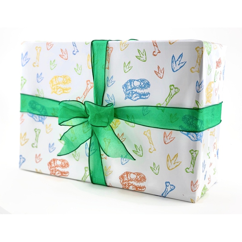 Dinosaur Themed Wrapping Paper