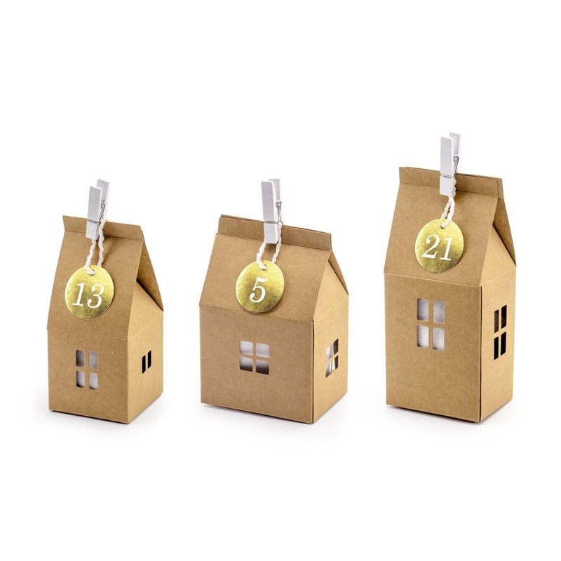DIY Advent Calendar Houses Kit