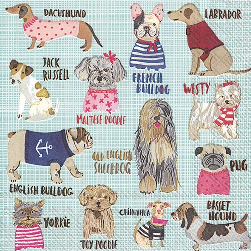 Dogs Party Napkins