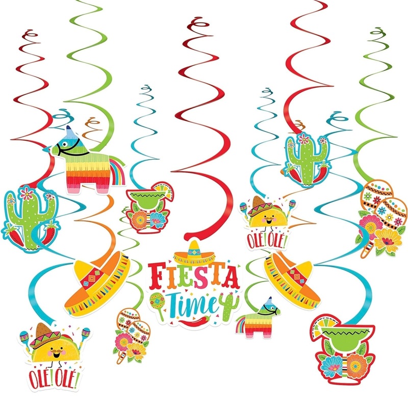 Fiesta Hanging Decorations 30ct