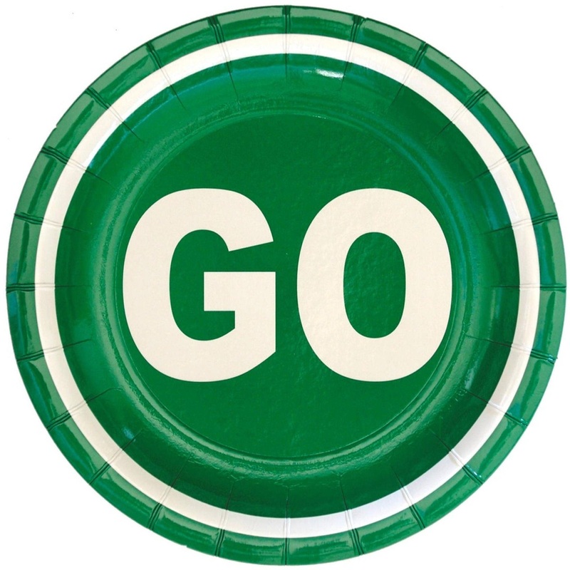 Green Light Go Plates