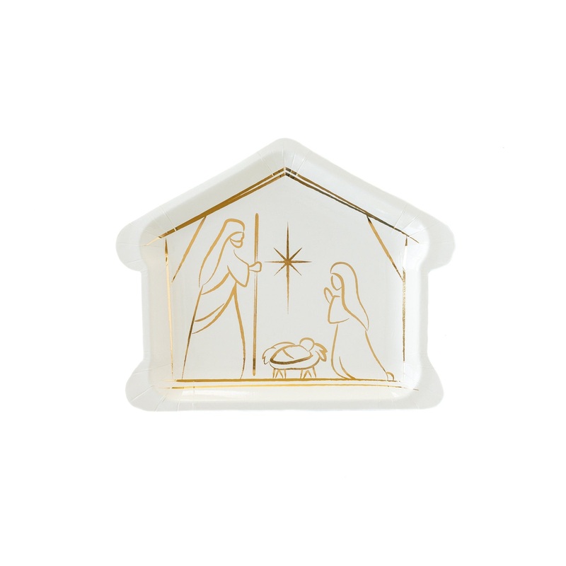 Nativity Christmas Plates