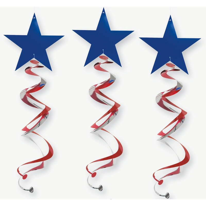 Patriotic Star Party Danglers