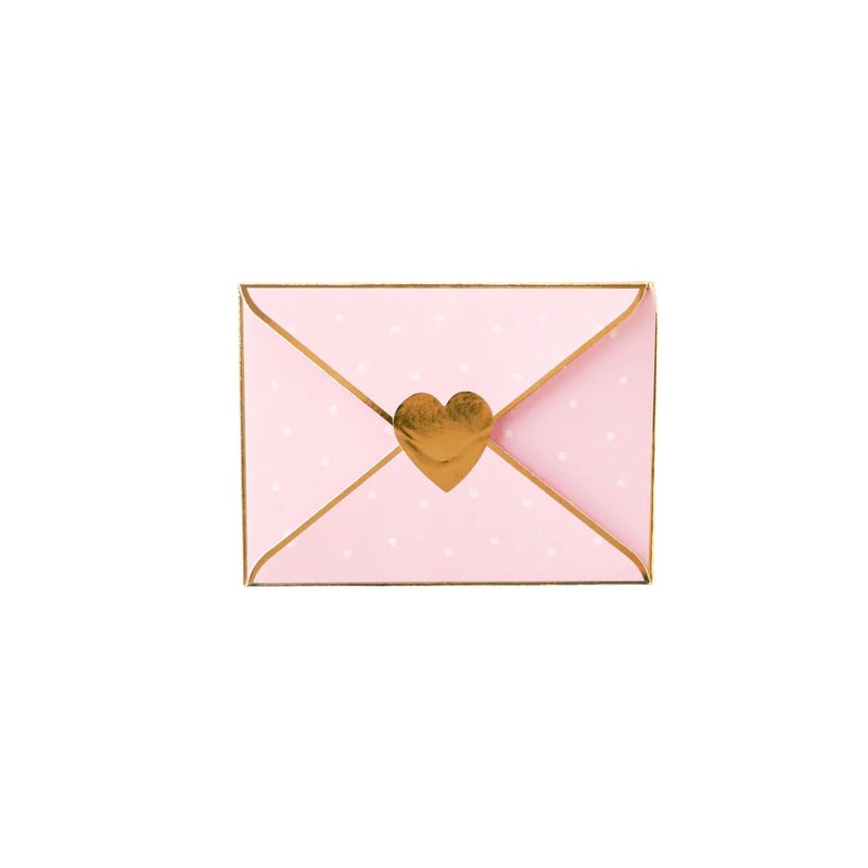 Pink Love Letter Treat Boxes