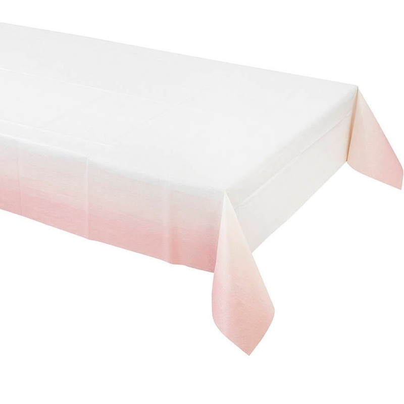 Pink Pastel Ombre Tablecloth