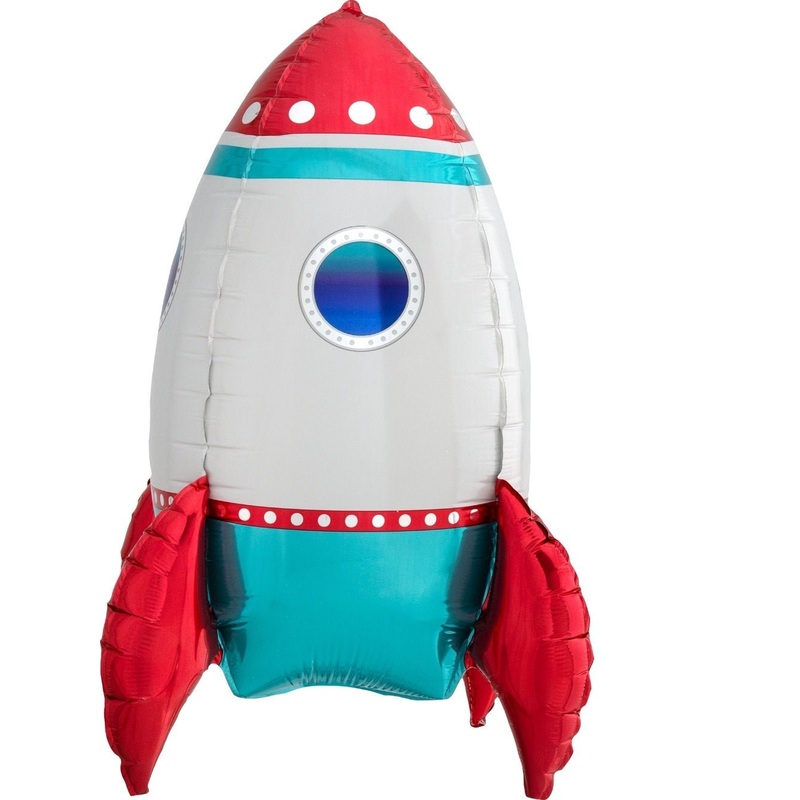 Rocket Ship Party Balloon