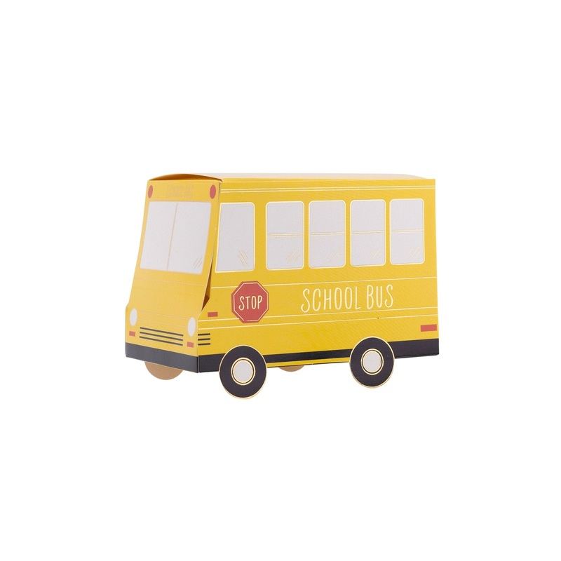 School Bus Paper Treat Boxes 8ct