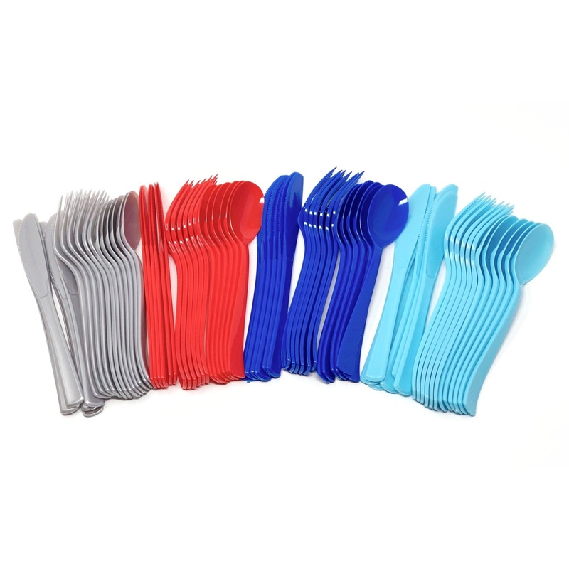Shark Party Cutlery 24 Guests