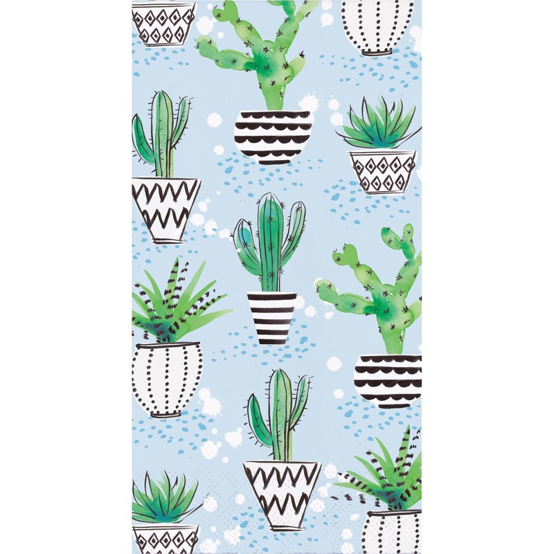 Southwestern Cactus Guest Towel Napkins