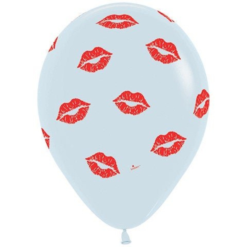 11" Red Lips Balloons